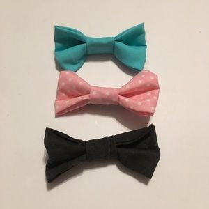 3 pack hair bows